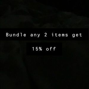 💜BUNDLE ANY 2 ITEMS GET 15% OFF💜